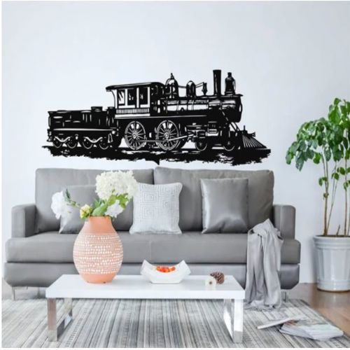 طرح train-locomotive-wall-decor-ve