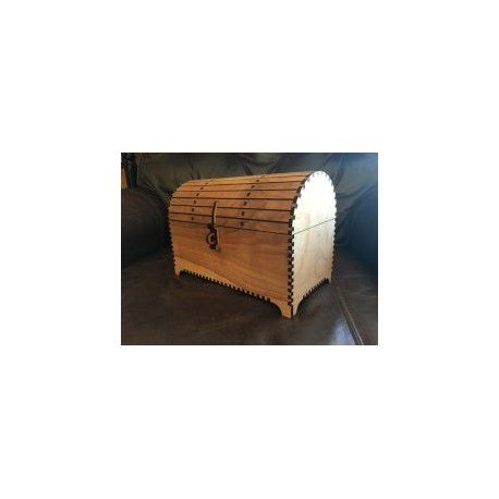 طرح جعبه گنج دوبعدی - treasure box 2d - برای دستگاه CNC چوب و لیزر (سی ان سی)