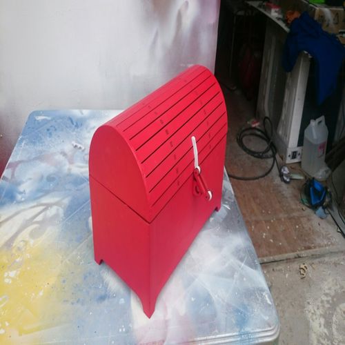 طرح جعبه گنج برای برش لیزری - treasure box for laser cut ve - برای دستگاه CNC چوب و لیزر (سی ان سی)