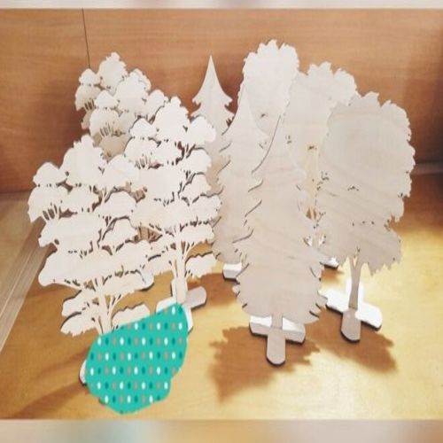 طرح درخت برای برش لیزری - tree for laser cut - برای دستگاه CNC چوب و لیزر (سی ان سی)