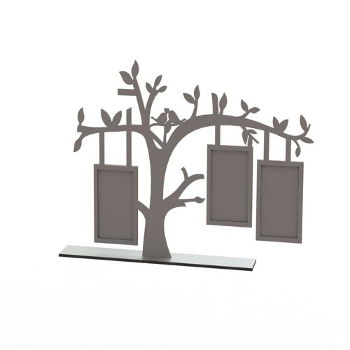 طرح قاب درخت لیزر - tree frame laser cut - برای دستگاه CNC چوب و لیزر (سی ان سی)