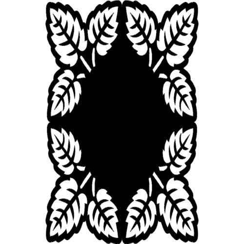 طرح الگوی برگ درخت الگوی - tree leaf pattern - برای دستگاه CNC چوب و لیزر (سی ان سی)