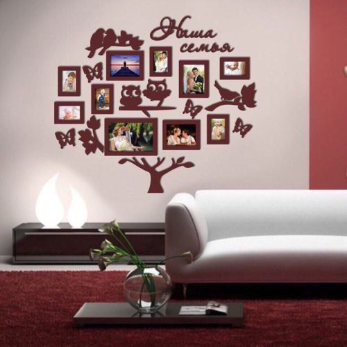 طرح قاب عکس درختی لیزری - tree photo frame laser cut ve - برای دستگاه CNC چوب و لیزر (سی ان سی)