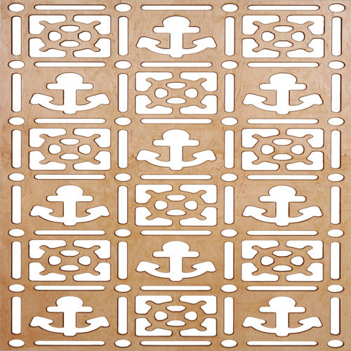 طرح قاب گریل 300 v - unframed grilles 300 v111 - برای دستگاه CNC چوب و لیزر (سی ان سی)