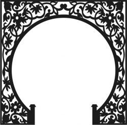 طرح الگوی منحصربه‌فرد برای پارتیشن محراب برای برش لیزر cnc - unique pattern for the partition of the altar for laser cut cnc - برای دستگاه CNC چوب و لیزر (سی ان سی)