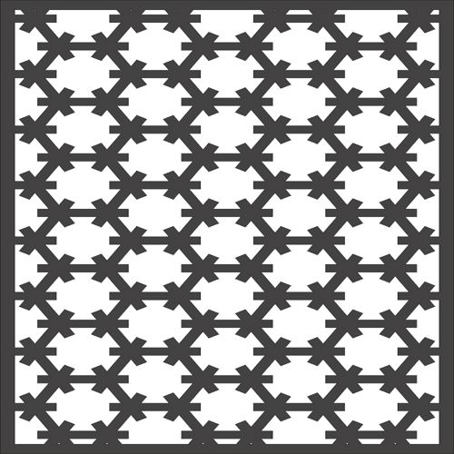 طرح وکتور شش ضلعی الگوی الگوی - vector seamless hexagon patern - برای دستگاه CNC چوب و لیزر (سی ان سی)