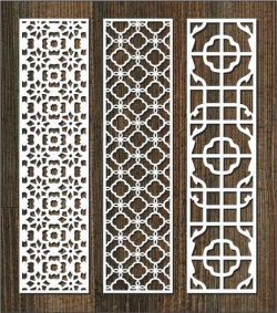 طرح الگوی پارتیشن ستون عمودی برای برش لیزر cnc - vertical column pattern partition for laser cut cnc ve - برای دستگاه CNC چوب و لیزر (سی ان سی)