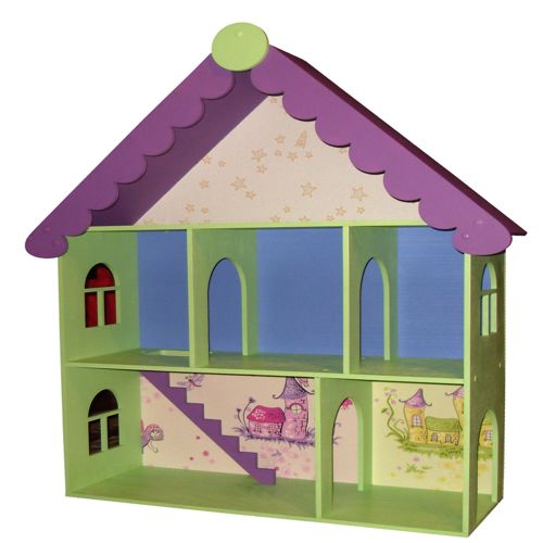 طرح کیت خانه عروسکی ویکتوریایی اسباب بازی کودکان برای برش لیزری پول - victorian dollhouse kit kids toy for laser cut ve - برای دستگاه CNC چوب و لیزر (سی ان سی)
