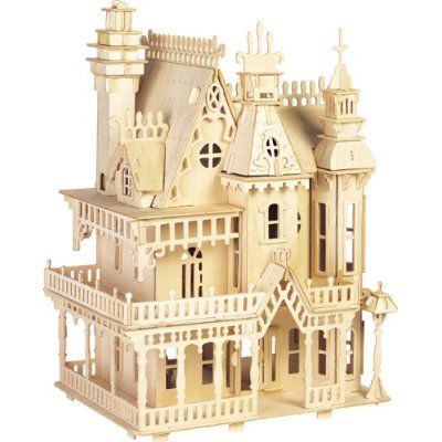 طرح خانه ویلایی برای برش لیزری - villa house for laser cut ve - برای دستگاه CNC چوب و لیزر (سی ان سی)