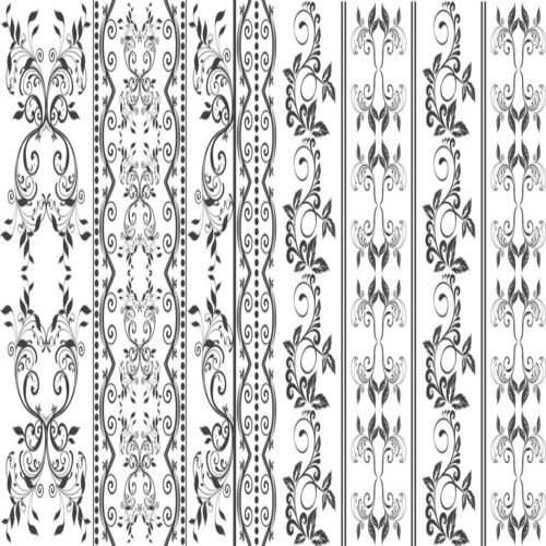 طرح قاب تزئینی قدیمی لیزری - vintage ornament frame set for laser cut ve - برای دستگاه CNC چوب و لیزر (سی ان سی)