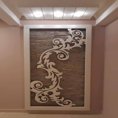 طرح برش لیزری گل دیواری هزینه - wall flower laser cutting - برای دستگاه CNC چوب و لیزر (سی ان سی)