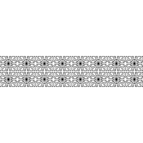طرح جداکننده دیواری 7 - wall separator 7 - برای دستگاه CNC چوب و لیزر (سی ان سی)