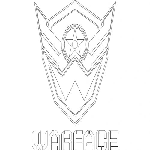 طرح warface logo - warface logo - برای دستگاه CNC چوب و لیزر (سی ان سی)