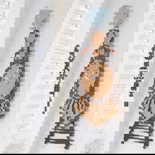 طرح قطار ساعت برای برش لیزری - watch train layout for laser cut ve - برای دستگاه CNC چوب و لیزر (سی ان سی)