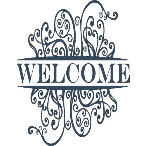 طرح خوش آمدید دکوراسیون پنل - welcome decoration panel - برای دستگاه CNC چوب و لیزر (سی ان سی)