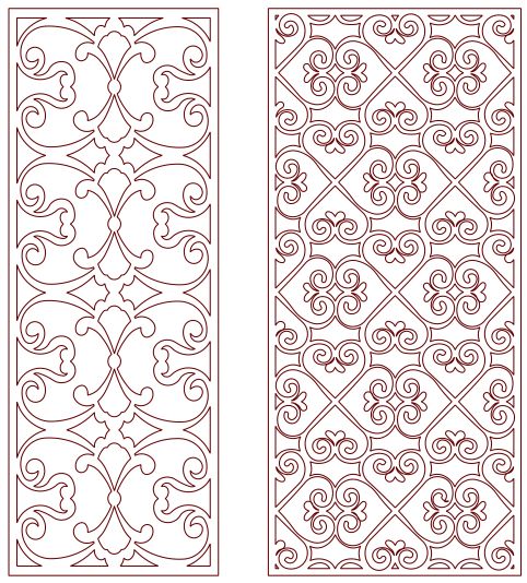 طرح الگوی مارپیچ سفید برای برش لیزری cnc - white spiral pattern for laser cut cnc - برای دستگاه CNC چوب و لیزر (سی ان سی)