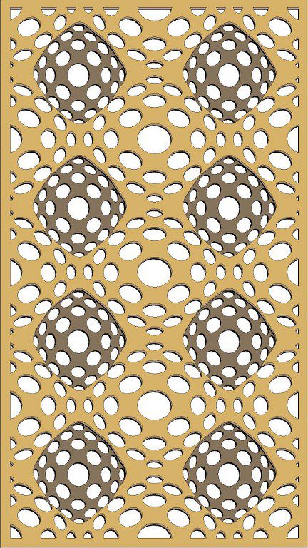 طرح الگوی حفاظ پنجره برای برش لیزری - window grill pattern for laser cutting 56 ve - برای دستگاه CNC چوب و لیزر (سی ان سی)