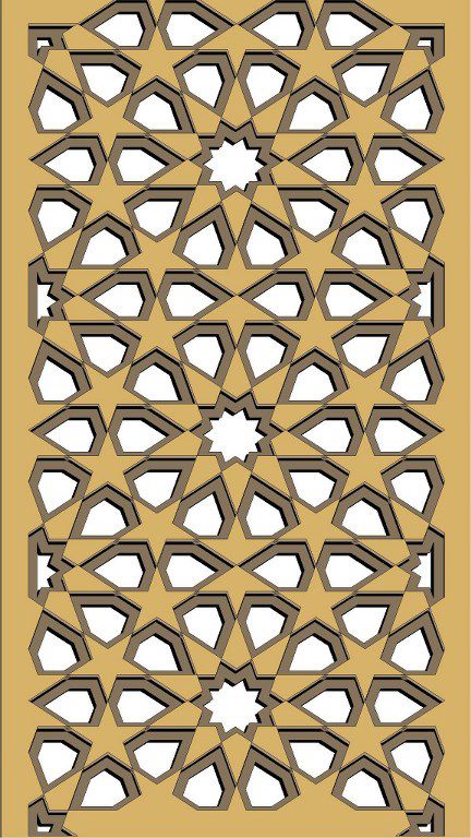 طرح الگوی حفاظ پنجره برای برش لیزری - window grill pattern for laser cutting 67 ve - برای دستگاه CNC چوب و لیزر (سی ان سی)