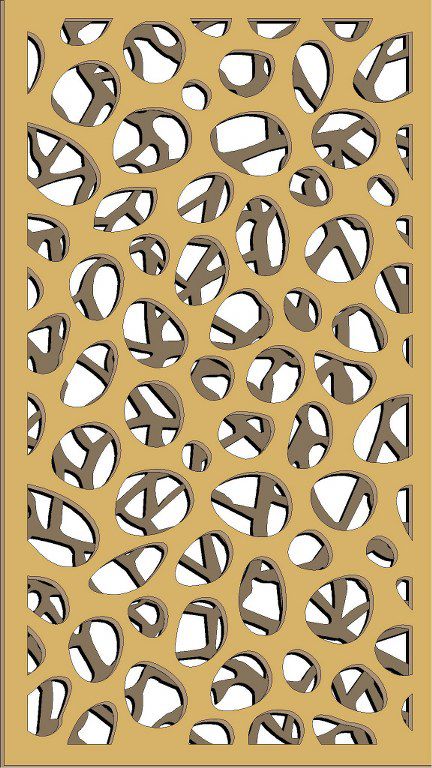 طرح الگوی حفاظ پنجره برای برش لیزری - window grill pattern for laser cutting 73 ve - برای دستگاه CNC چوب و لیزر (سی ان سی)