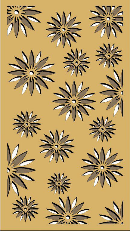 طرح الگوی حفاظ پنجره برای برش لیزری - window grill pattern for laser cutting 74 ve - برای دستگاه CNC چوب و لیزر (سی ان سی)