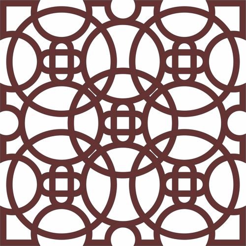 طرح پنل جداکننده درز پنجره حفاظتی لیزری - window grill seamless separator panel for laser cut ve - برای دستگاه CNC چوب و لیزر (سی ان سی)