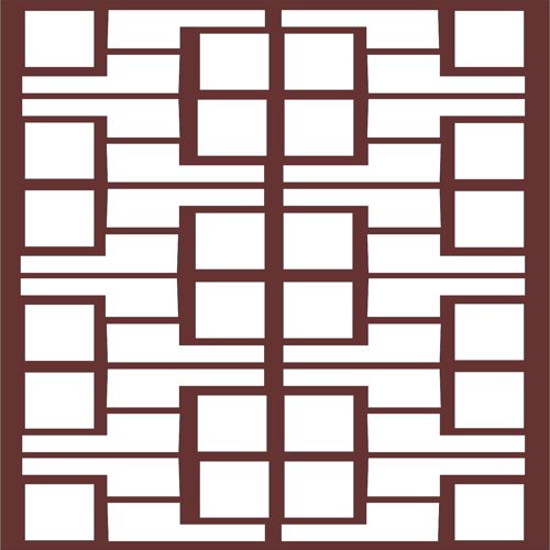 طرح الگوی گل یکپارچه جالی برای برش لیزری - window jali floral seamless pattern for laser cut ve - برای دستگاه CNC چوب و لیزر (سی ان سی)