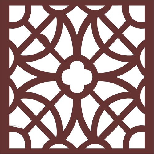 طرح طراحی صفحه نمایش درز جالی برای برش لیزر فر - window jali seamless screen design for laser cutiing ve - برای دستگاه CNC چوب و لیزر (سی ان سی)