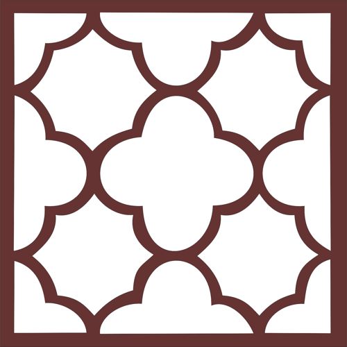 طرح پنل صفحه درز پنجره جالی برای برش لیزری - window jali seamless screen panel for laser cut ve - برای دستگاه CNC چوب و لیزر (سی ان سی)