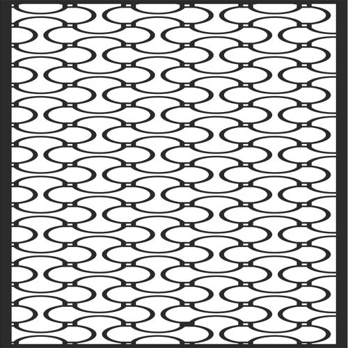 طرح پنجره شبکه‌ای گلدار یکپارچه برای برش لیزری - window lattice floral seamless for laser cut ve - برای دستگاه CNC چوب و لیزر (سی ان سی)