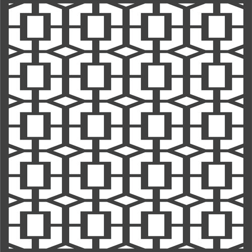 طرح الگوی درز گلدار پنجره شبکه‌ای طرح برای برش لیزری - window lattice panel floral seamless pattern for laser cut ve - برای دستگاه CNC چوب و لیزر (سی ان سی)