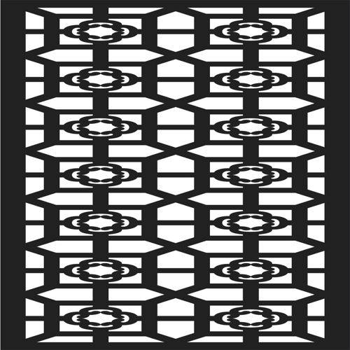 طرح طراحی پنجره شبکه‌ای درز برای برش لیزری - window lattice seamless screen design for laser cutting ve - برای دستگاه CNC چوب و لیزر (سی ان سی)