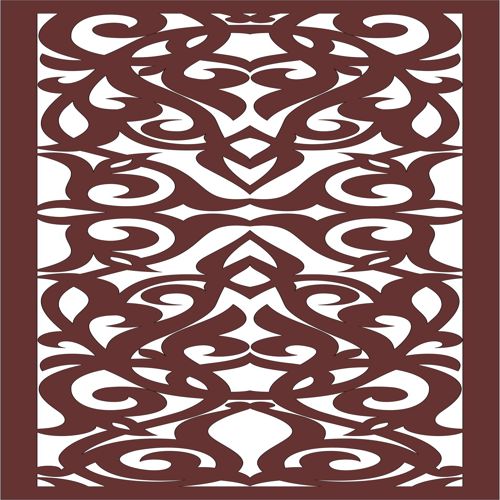 طرح توری پنجره یکپارچه برای برش لیزری - window screen seamless for laser cut ve - برای دستگاه CNC چوب و لیزر (سی ان سی)
