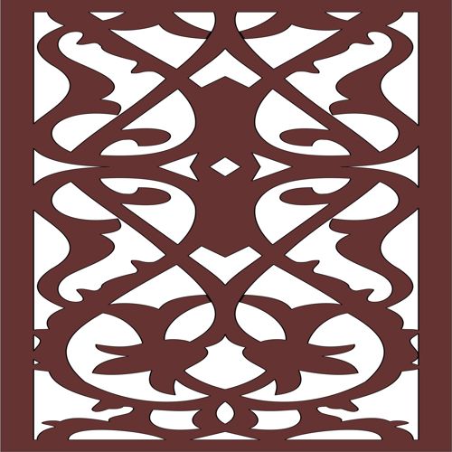 طرح صفحه پنجره درز پانل cnc برش لیزر - window screen seamless panel cnc laser cutting - برای دستگاه CNC چوب و لیزر (سی ان سی)