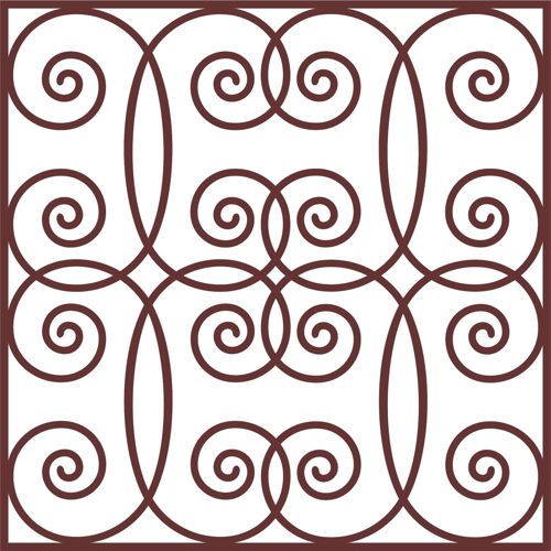 طرح پنجره درز گلدار جلی پنل برای برش لیزری - window seamless floral jali panel for laser cut ve - برای دستگاه CNC چوب و لیزر (سی ان سی)