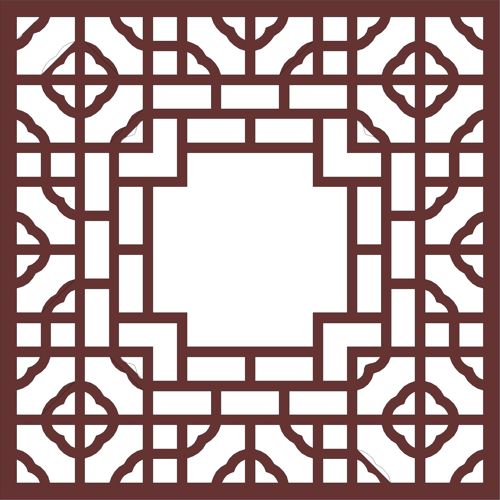 طرح الگوی جداکننده صفحه جداکننده جالی لیزری پنجره - window seamless jali separator screen pattern for laser cut ve - برای دستگاه CNC چوب و لیزر (سی ان سی)
