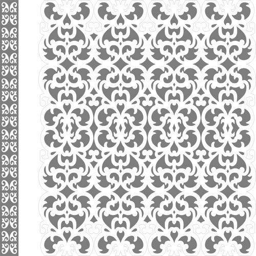 طرح الگوی صفحه درز پنجره برای برش لیزری - window seamless screen pattern for laser cutting - برای دستگاه CNC چوب و لیزر (سی ان سی)