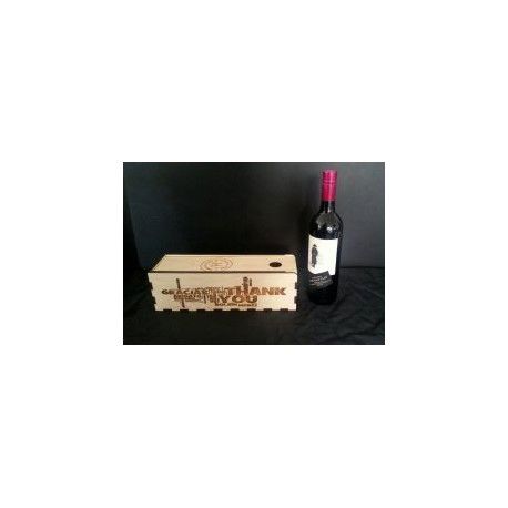 طرح جعبه هدیه نوشابه - wine gift box - برای دستگاه CNC چوب و لیزر (سی ان سی)