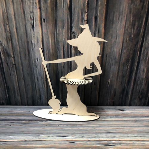 طرح جا دستمال جادویی برای برش لیزری - witch napkin holder for laser cut ve - برای دستگاه CNC چوب و لیزر (سی ان سی)