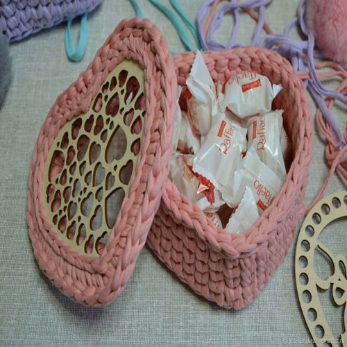 طرح کف های چوبی برای سبد بافتنی قلاب بافی پایه سبد - wooden bottoms for knitting baskets crochet basket bases ve - برای دستگاه CNC چوب و لیزر (سی ان سی)