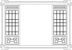 طرح الگوی جلوی کابینت چوبی برای برش لیزر cnc - wooden cabinet front pattern for laser cut cnc - برای دستگاه CNC چوب و لیزر (سی ان سی)