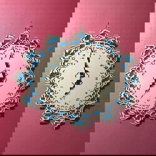 طرح ساعت چوبی برای برش لیزری - wooden clock plans for laser router cutting ve - برای دستگاه CNC چوب و لیزر (سی ان سی)