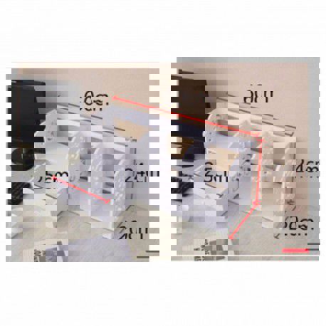 طرح میز کامپیوتر چوبی سازماندهنده قفسه قفسه - wooden computer table organizer rack - برای دستگاه CNC چوب و لیزر (سی ان سی)