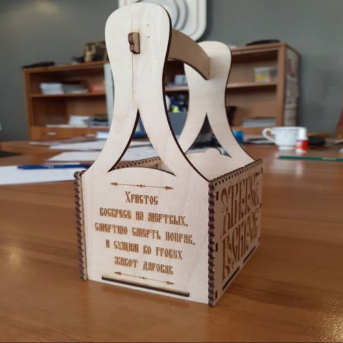 طرح سبد عید عید عید عید لیزری - wooden decor easter basket laser cut ve - برای دستگاه CNC چوب و لیزر (سی ان سی)