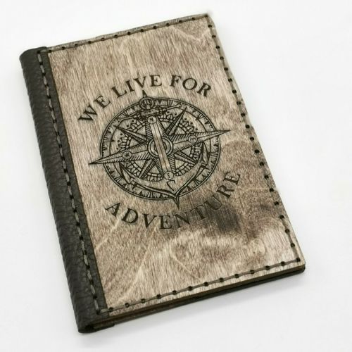 طرح جلد پاسپورت حکاکی شده چوبی برای برش لیزری ورشو - wooden engraved passport cover for laser cut ve - برای دستگاه CNC چوب و لیزر (سی ان سی)