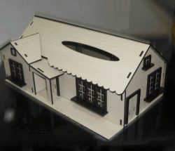 طرح طراحی خانه چوبی برای برش لیزر cnc - wooden home design for laser cut cnc - برای دستگاه CNC چوب و لیزر (سی ان سی)