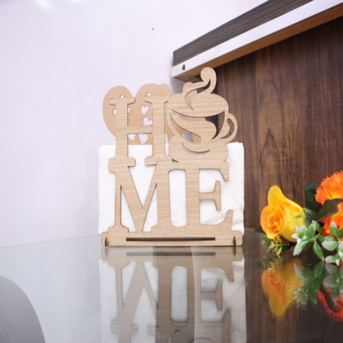 طرح جا دستمال دستی چوبی خانگی میلی‌متری برش لیزری - wooden home napkin holder 3mm laser cutting - برای دستگاه CNC چوب و لیزر (سی ان سی)