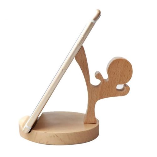 طرح پایه نگهدارنده تلفن همراه کودک کاراته‌باز چوبی لیزری - wooden karate kid cell phone holder stand laser cut ve - برای دستگاه CNC چوب و لیزر (سی ان سی)