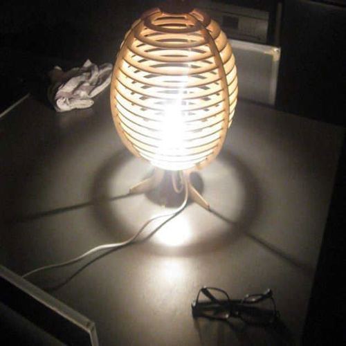 طرح چراغ چوبی بچه گربه تزئینی لامپ - wooden kitty light decorative lamp - برای دستگاه CNC چوب و لیزر (سی ان سی)