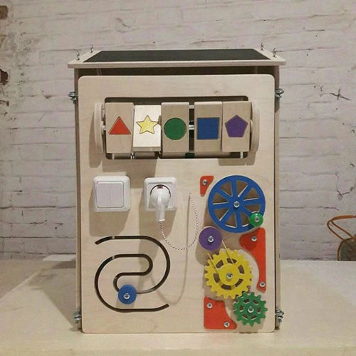 طرح wooden-montessori-educational-material-lock-latch-box-baby-kids-toys-gift-ve