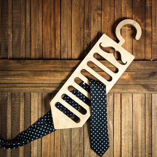 طرح آویز کراوات سبیل چوبی برای برش لیزری - wooden moustache tie hanger for laser cut ve - برای دستگاه CNC چوب و لیزر (سی ان سی)
